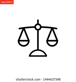 scale law icon vector design 