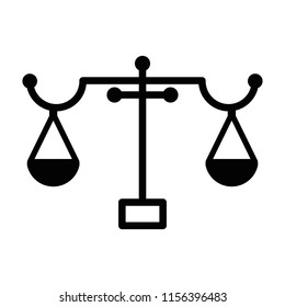 Scale Law logo. Justice icon. Attorney symbol. Vector eps 08.
