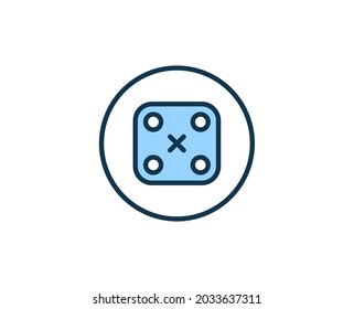 Scale line icon. High quality outline symbol for web design or mobile app. Thin line sign for design logo. Color outline pictogram on white background