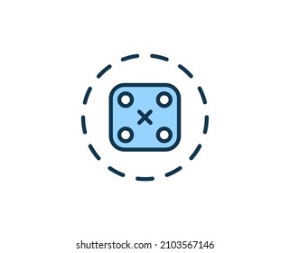 Icono de línea de escala. Símbolo de esquema de alta calidad para diseño web o aplicación móvil. Firma de línea delgada para el logotipo de diseño. Pictograma de contorno de color sobre fondo blanco
