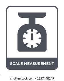 scale measurement icon vector on white background, scale measurement trendy filled icons from Measurement collection, scale measurement simple element illustration