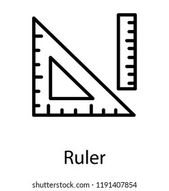 Scale for measurement in stitching is ruler 