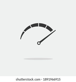 Scale Meter Vector Icon Speedometer