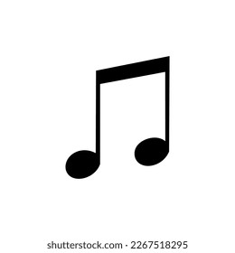 Scale notes simple icon on white background