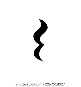 Scale notes simple icon on white background