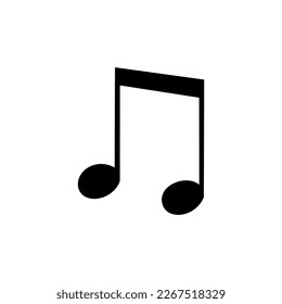 Scale notes simple icon on white background