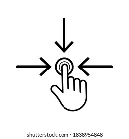 Scale Related Vector Line Icons like Increase, Decrease, Resize and more. Editable Stroke.eps 10
