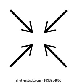 Scale Related Vector Line Icons like Increase, Decrease, Resize and more. Editable Stroke.eps 10