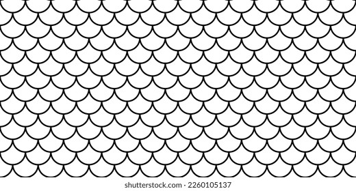 Scale seamless pattern. Fish background. Repeated pattern skin fishs. Repeating scaled dragon or scallop texture. Squama shape printsnake. Repeat fishscale lattice. Design prints. Vector illustration