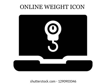Scale search icon. Editable Scale search icon for web or mobile.