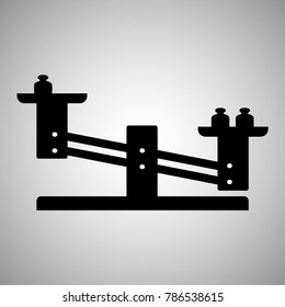 scale sign icon