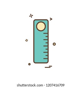 scale stationery school icon vector design 