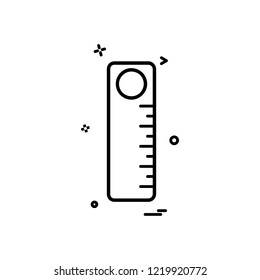 scale stationery school icon vector design 
