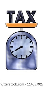 scale with tax icon