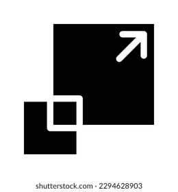 scale tool glyph icon illustration vector graphic