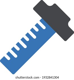 scale vector glyph colour icon