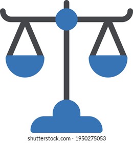icono de color de glifo vectorial de escala