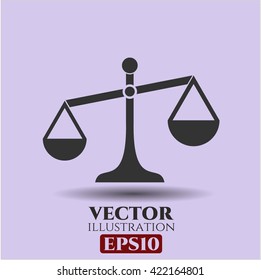 Scale vector icon
