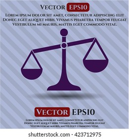 Scale vector icon