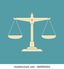 Scale vector icon 