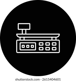 Scale vector icon. Can be used for printing, mobile and web applications.