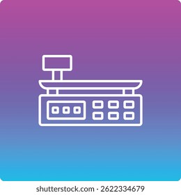 Icono de Vector de escala. Se puede utilizar para aplicaciones de impresión, móviles y de Web.