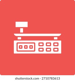 Icono de Vector de escala. Se puede utilizar para aplicaciones de impresión, móviles y de Web.