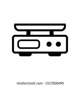 Scale Vector Icon Design Template