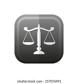 Scale   - vector icon, flat design