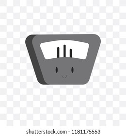 Scale vector icon isolated on transparent background, Scale logo concept