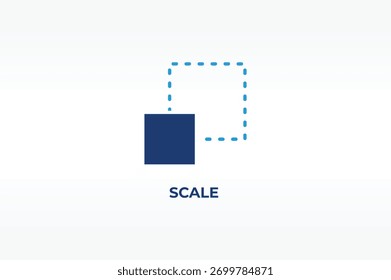 Vetor de ESCALA, ícone ou logotipo sinal símbolo isolado ilustração