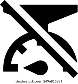 scale vector icon, science related editable black icon