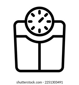Scale Vector Line Icon Design