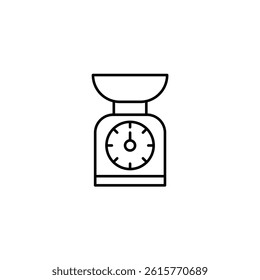 Scale vector line icon icons design