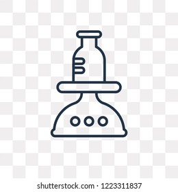Scale vector outline icon isolated on transparent background, high quality linear Scale transparency concept can be used web and mobile