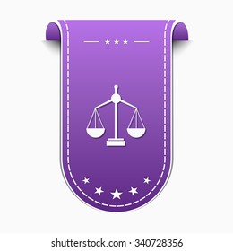 Scale Violet Vector Icon Design