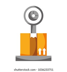 scale weight machine with delivery package