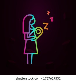 Scale, weight nolan icon Simple thin line, outline vector of Maternity icons for ui and ux, website or mobile application