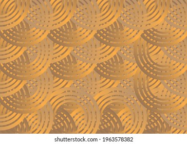 scales. Abstract brown volumetric background.