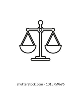 Scales for balance icon