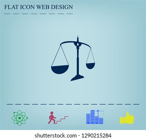 Scales balance icon