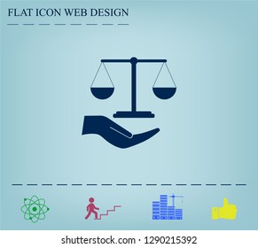 Scales balance icon