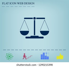 Scales balance icon