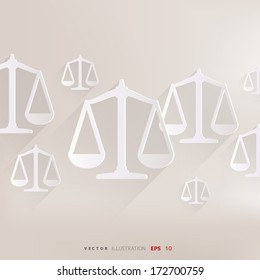 Scales balance icon