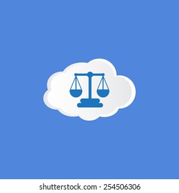 Scales balance icon