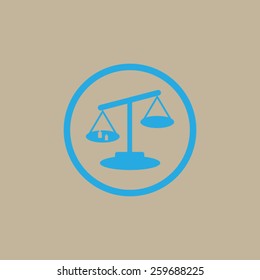 Scales balance icon