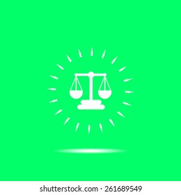 Scales balance icon