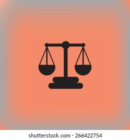 Scales balance icon