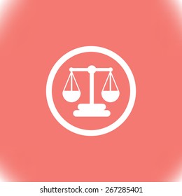 Scales balance icon
