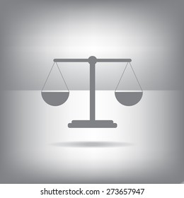 Scales balance icon